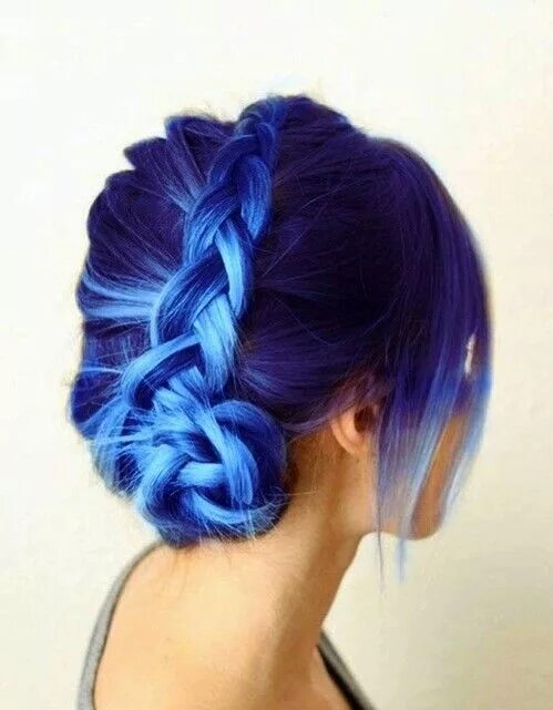 Прическа голубые волосы Pin by nini on Fashion Hair styles, Blue hair, Pretty hair color