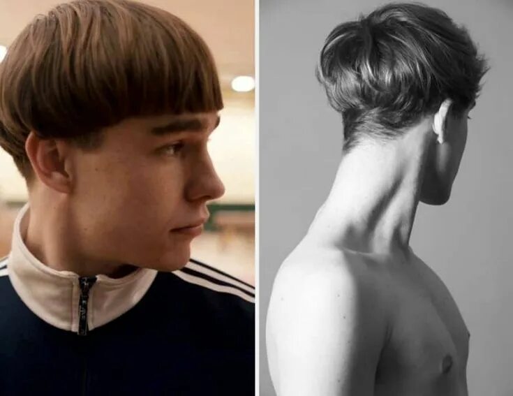 Прическа горшок длинные волосы Modern Men's Bowl Cut Hairstyles