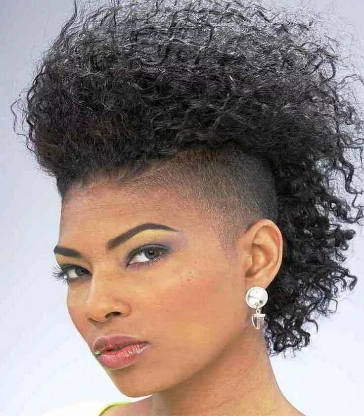 Прическа hair Hairstyles, Really Short Curly Hairstylesannech.co.uk Annech.co.uk short mohawk 