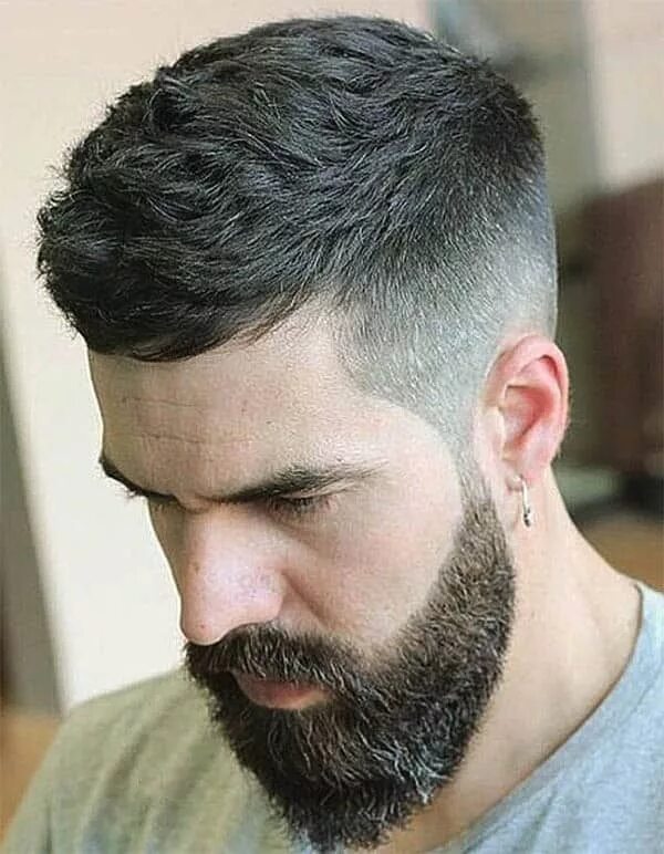 Прическа хендмейд мужская 40 Trendy Caesar Haircuts for Men Recommended by Top Barbers Beard hairstyle, Me