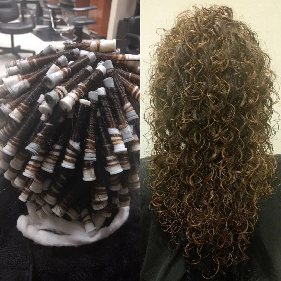 Прическа химическая завивка фото #rollup #spiralperm #matrix #opticurl finished with #matrixhaircare new boho air