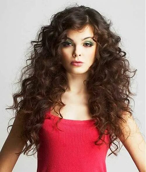 Прическа химия женская на длинные волосы 27 New Curly Perms for Hair Long Hairstyles Permed hairstyles, Remy human hair w