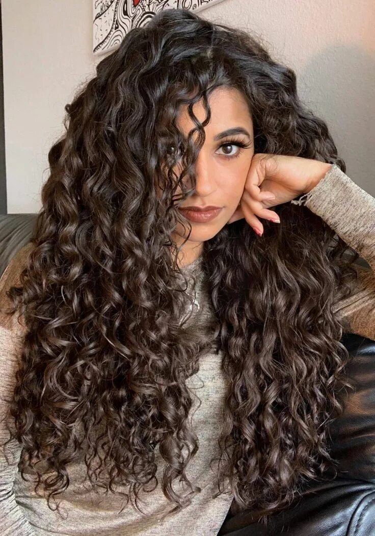 Прическа химия женская на длинные волосы Goddess of Curls // Spisha# curls #goddess #spisha Long natural curly hair, Long