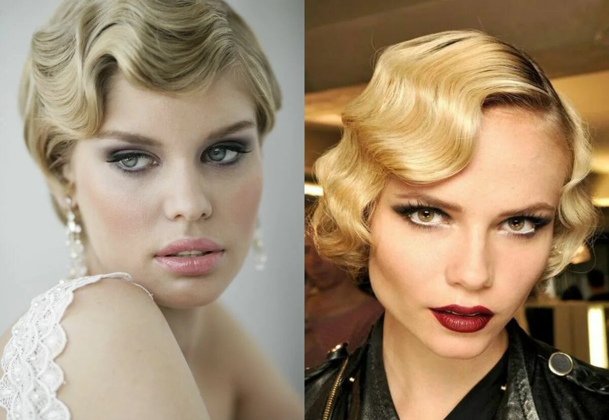 Прическа холодная 1920's Inspired Retro Hairstyles To Look Delicate Today 着 物 髪 型 シ ョ-ト, 髪 型