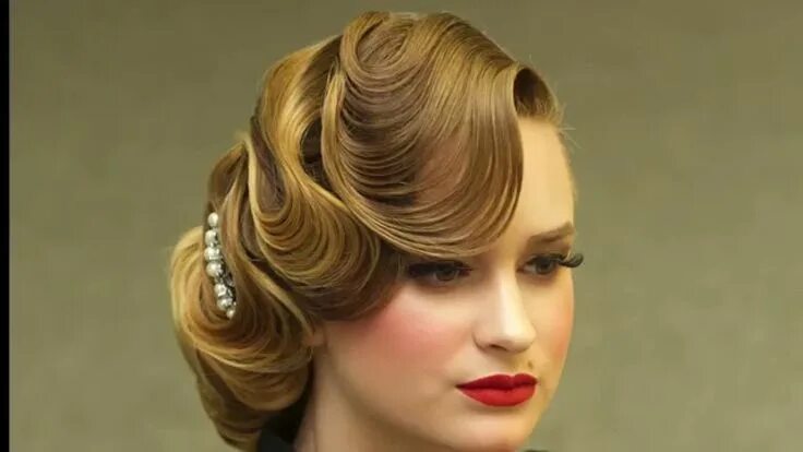 Прическа холодная Wave undo by Farrukh Shamuratov Retro hairstyles, Bridal hair updo, Vintage hair