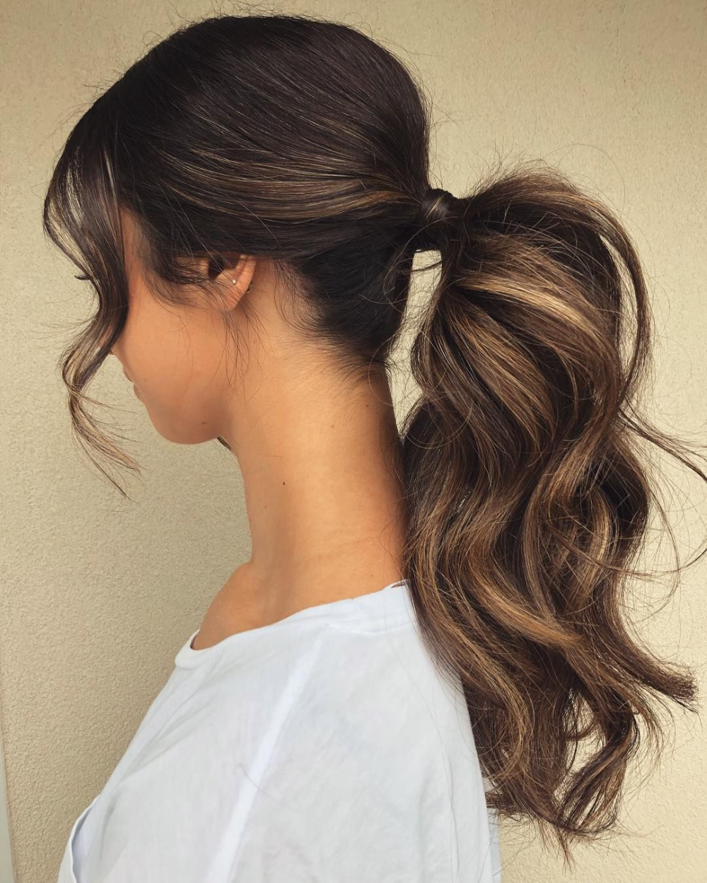 Прическа хвост для женщин 53 Best Ponytail Hairstyles Low and High Ponytails To Inspire Elegant ponytail, 