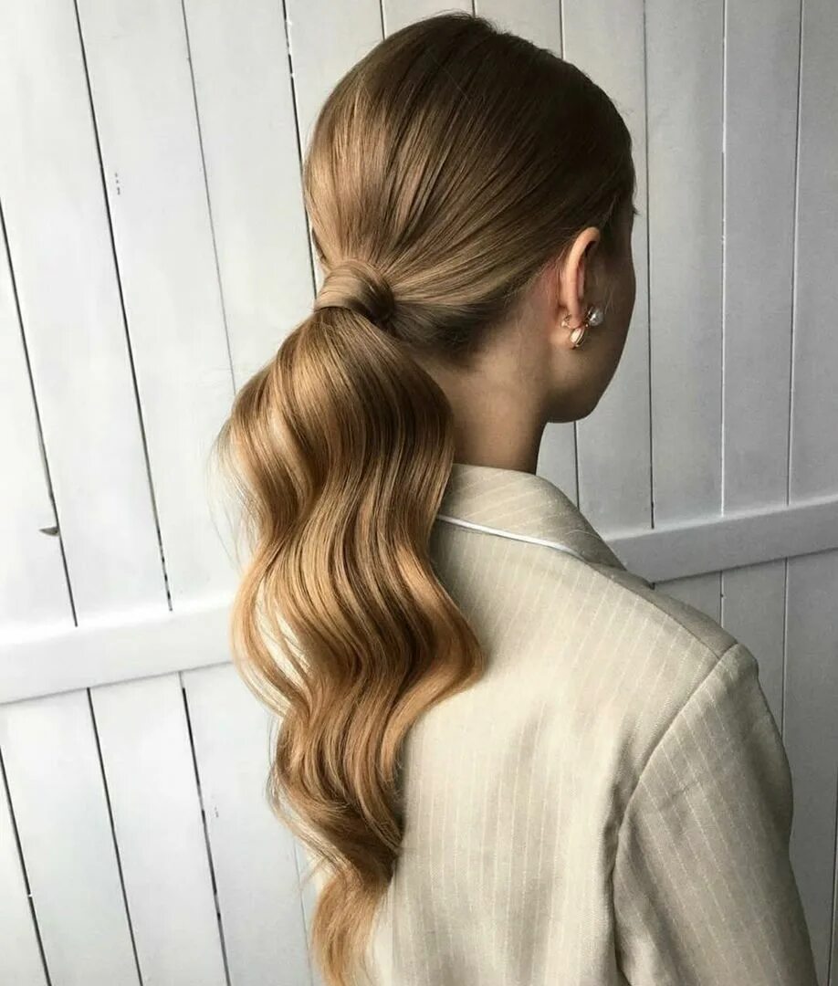 Simple cutesy pootsy hairstyles Fancy ponytail, Long hair styles, Hair styles