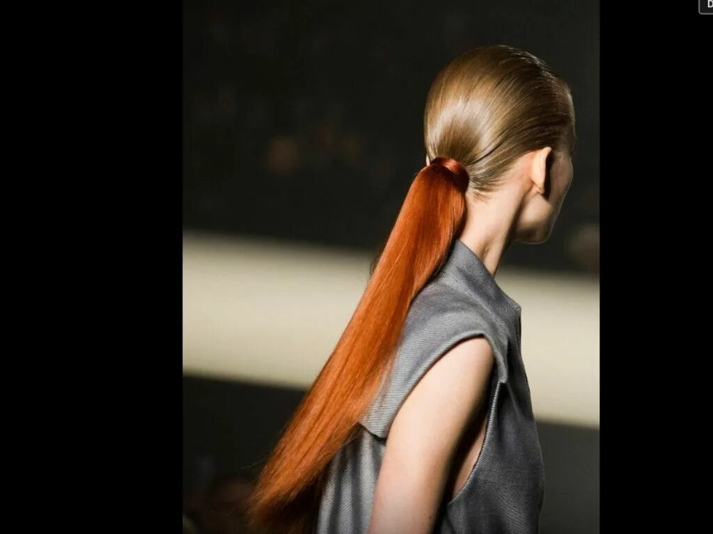 Прическа хвост на волосы лисий хвост Two tone ponytail Haartrends, Winter haren, Mode kapsels