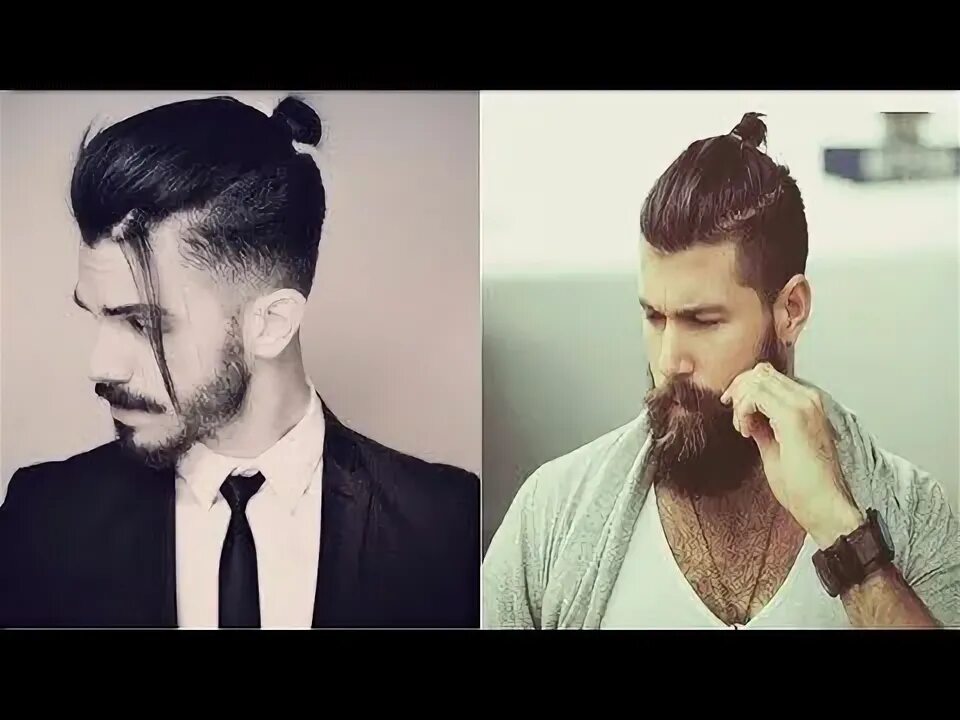 Прическа хвост с челкой мужская Top 10 Man Bun Hairstyles 2017-2018-New Top Knot Hairstyles For Men 2017-2018 Ma