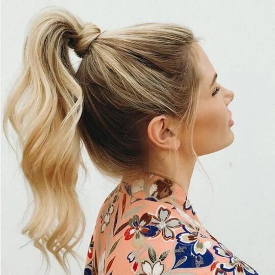 Прическа хвостик женская 37 Ponytail Hairstyles Perfect for Upping Your Hair Game in 2022 Ponytail hairst