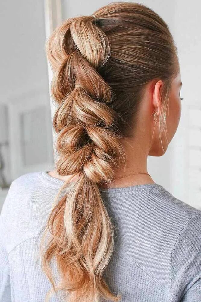 Прическа хвостики с резинками на длинные 30 Winter Hairstyles To Try This Season Hair styles, Long braided hairstyles, Wi