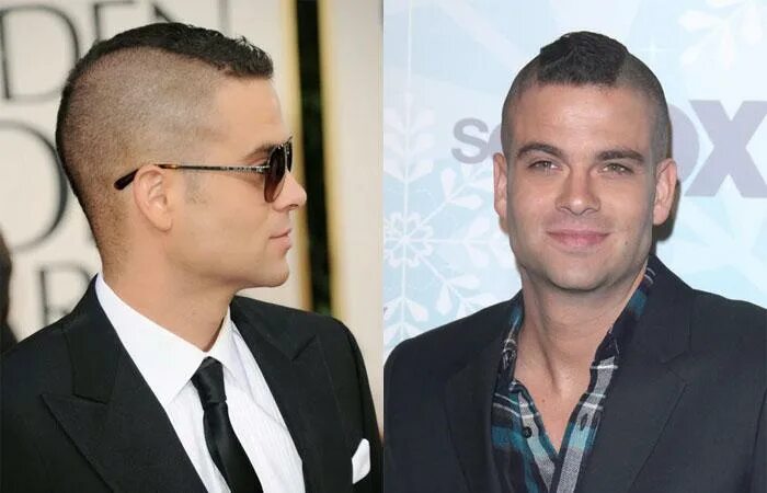 A mohawk haircut with a short buzzed top. Mohawk hairstyles men, Mohawk haircut,