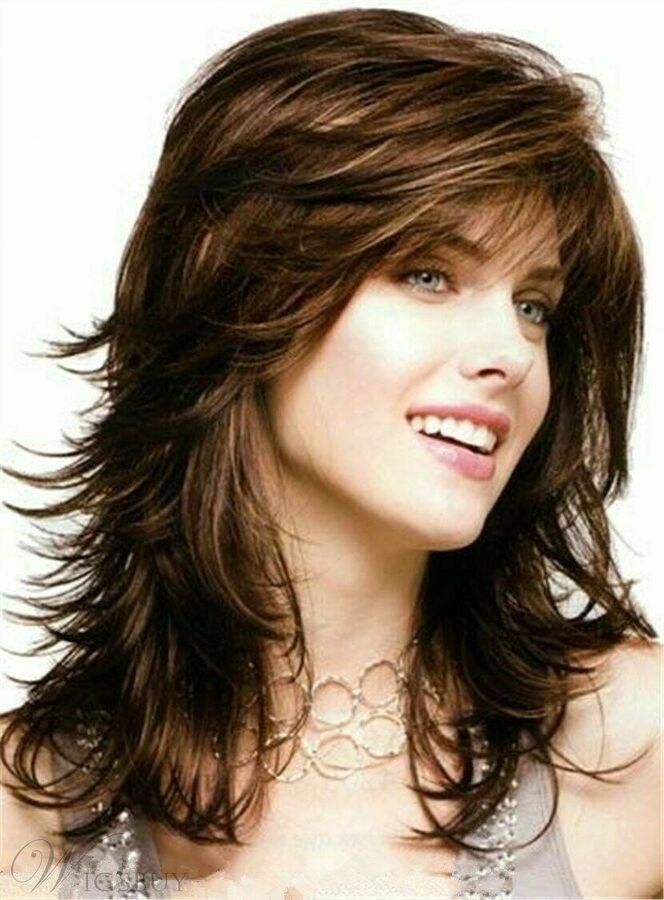 Прическа итальянка на средние волосы 80 Cute Layered Hairstyles and Cuts for Long Hair in 2023 Long hair cuts, Long h