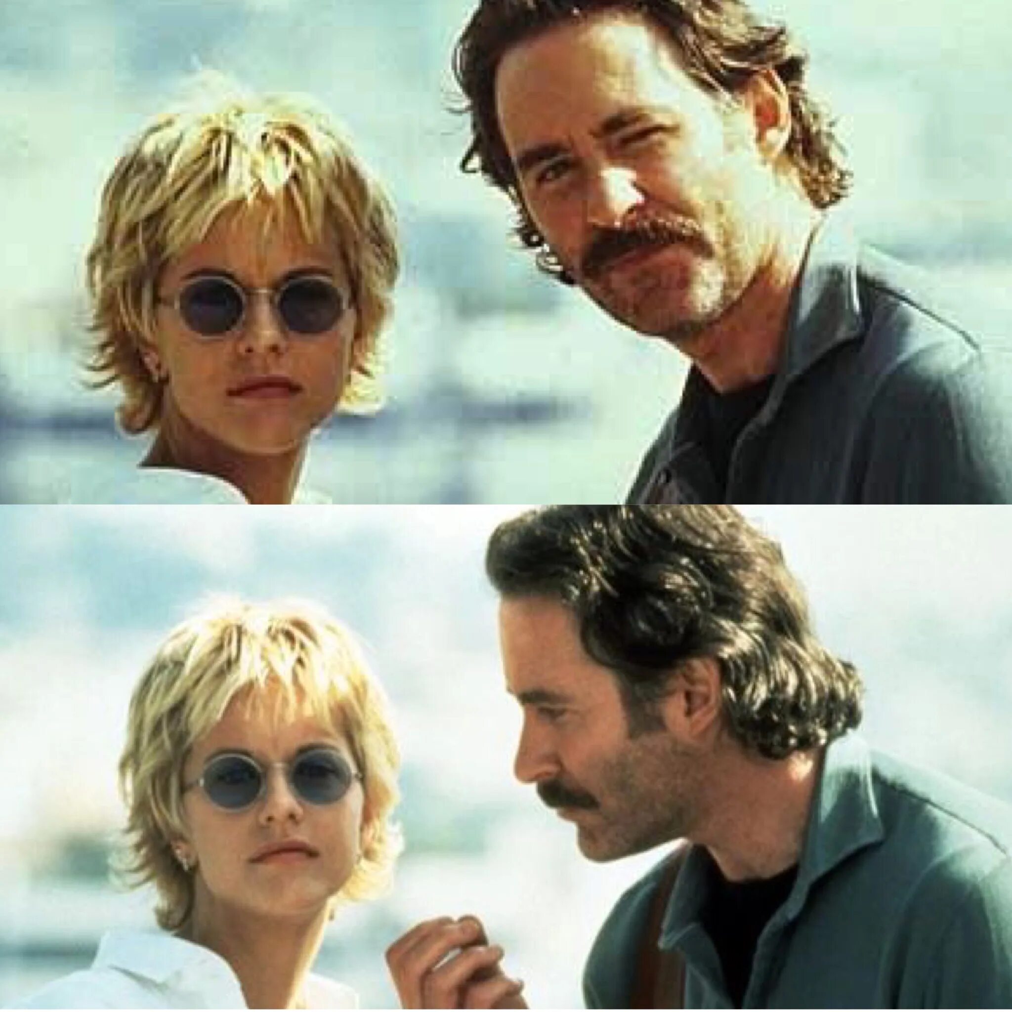 FRENCH KISS 1995 Twentieth Century Fox film with Meg Ryan - Stock Image Hair cut