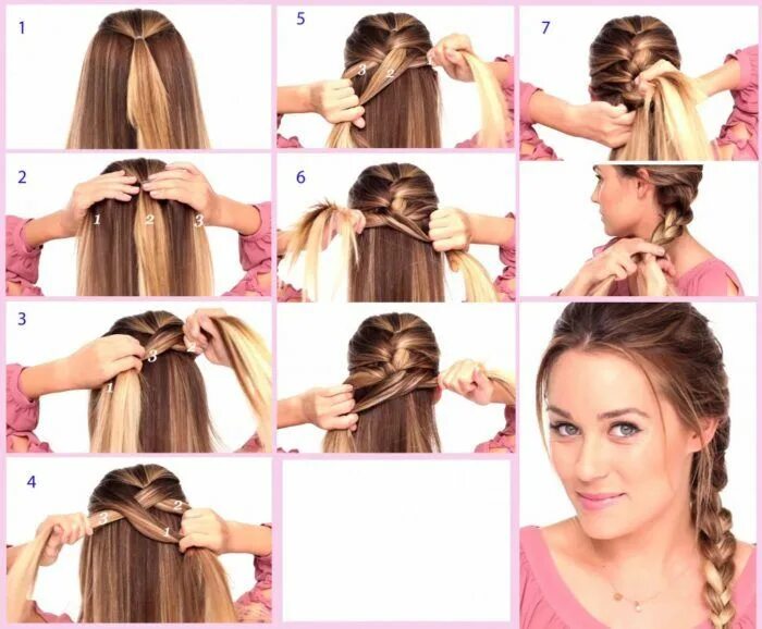 WEBSTAGRAM Hair styles, Waterfall braid tutorial, Hair designs