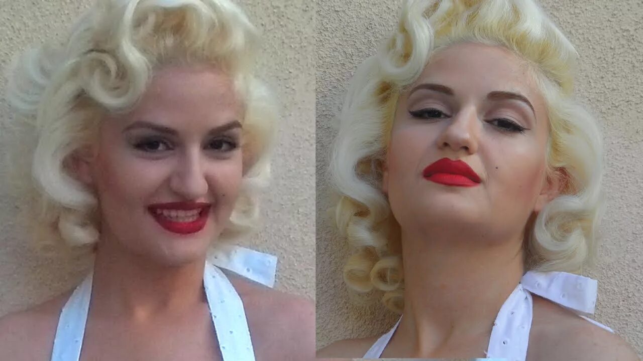 Прическа как у мэрилин монро как сделать Official Marilyn Monroe Hair Tutorial - YouTube