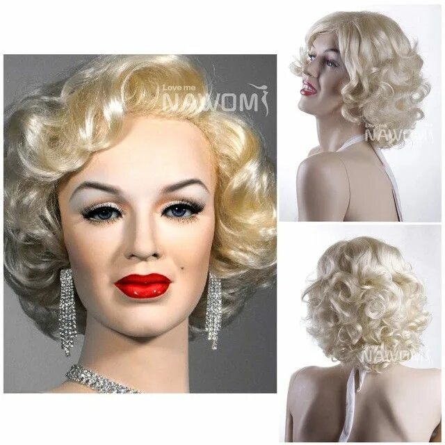 Прическа как у мэрилин монро как сделать Pin by Ghost Garden on Hair Marilyn monroe hair, Short curly wigs, Short wigs