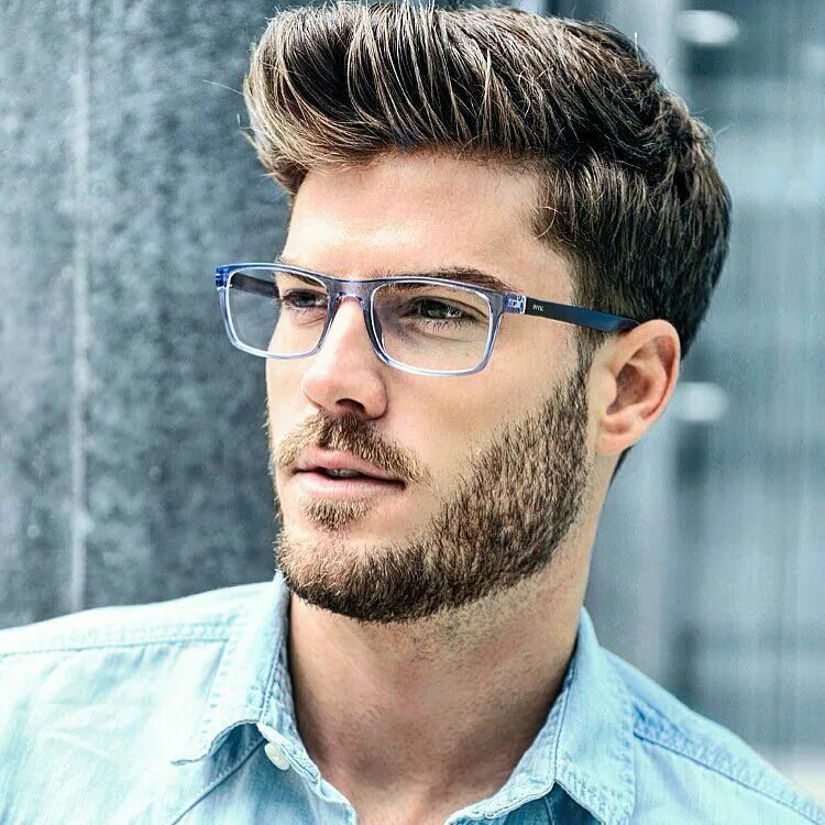 Прическа какая очки JustLifeStyle shared a photo from Flipboard Haircuts for men, Hair and beard sty