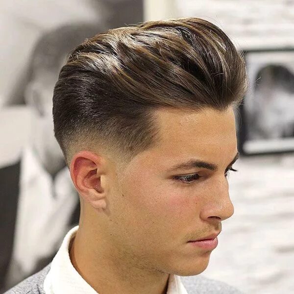 Прическа канатка Long Hair Brushed Back Men’s Hairstyle Mens hairstyles short sides, Mens hairsty