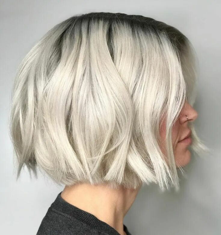 Прическа каре белая 50 Medium Bobs to Surprise and Inspire You - Hair Adviser Medium bob hairstyles,