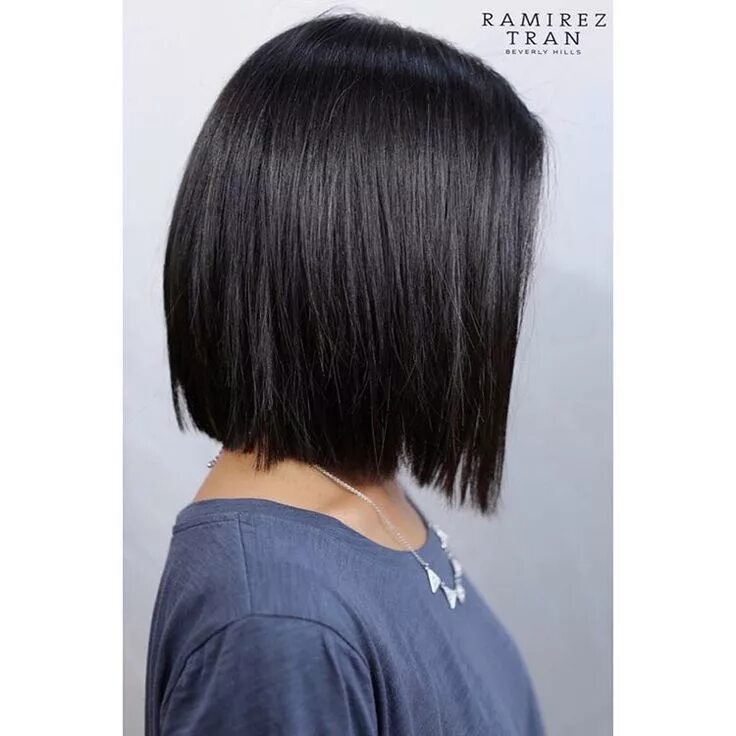 Прическа каре черного цвета Ramirez Tran Salon on Instagram: "⚪ PERFECT BOB ⚪ LIVED IN HAIR ™ #livedinhair #