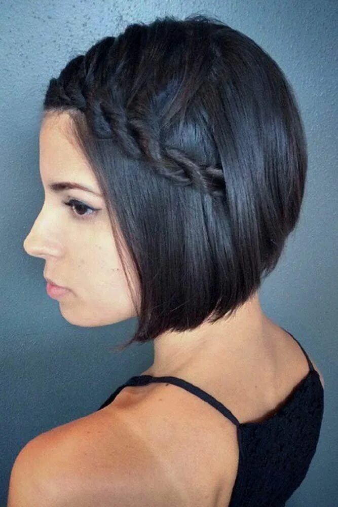 Прическа каре фото косы Short Hairstyles To Wear At The Christmas Party Capelli per matrimoni, Acconciat