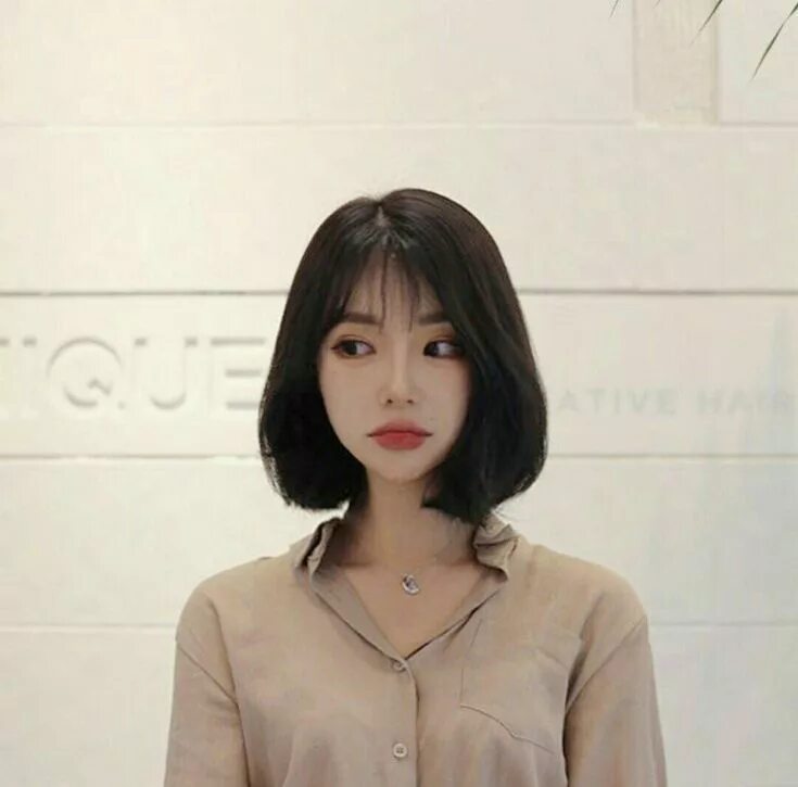 Прическа каре кореянки Pin di Teng Wen Hui su Korean hairstyle Idee per capelli, Capelli coreani, Accon