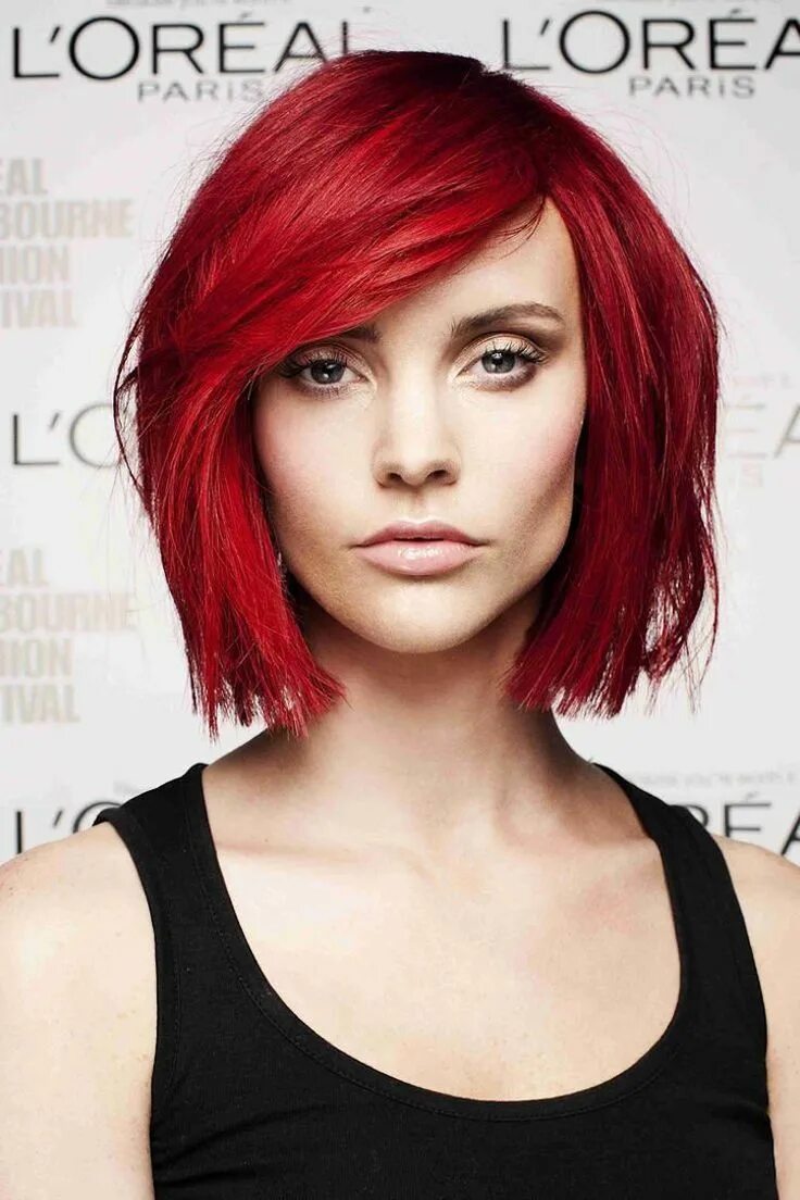 Прическа каре красные волосы Coloration cheveux rouge - les plus belles nuances pour incendier sa chevelure C