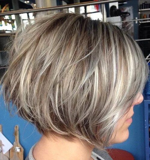 Прическа каре мелирование фото 30 Trendy Stacked Hairstyles for Short Hair: Practicality Short Hair Cuts - PoP 