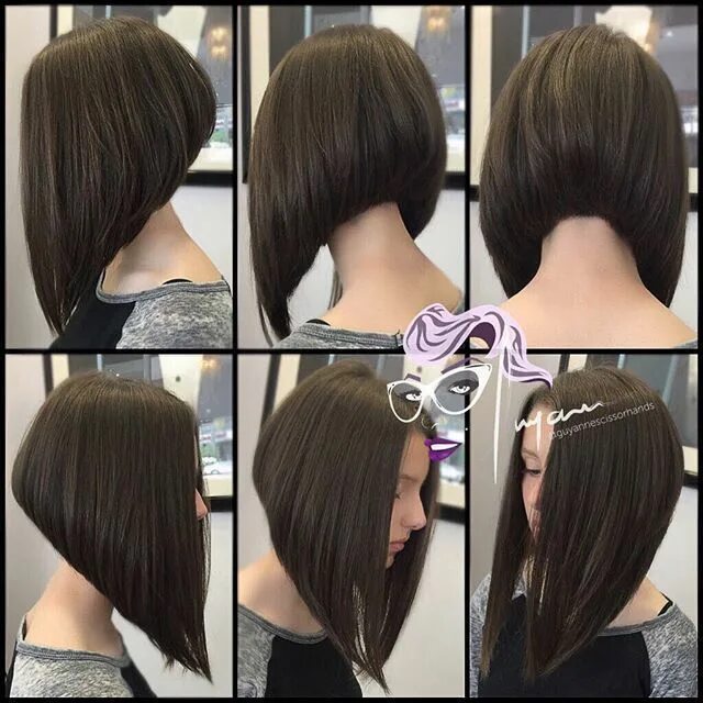 Прическа каре пошагово Image result for super long asymmetrical bob Carré plongeant cheveux, Styles de 