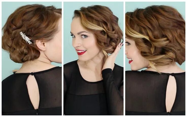 Прическа каре праздничная укладка Holiday Faux Bob - No teasing required :D! Stylish hair, Bob hairstyles, Gorgeou