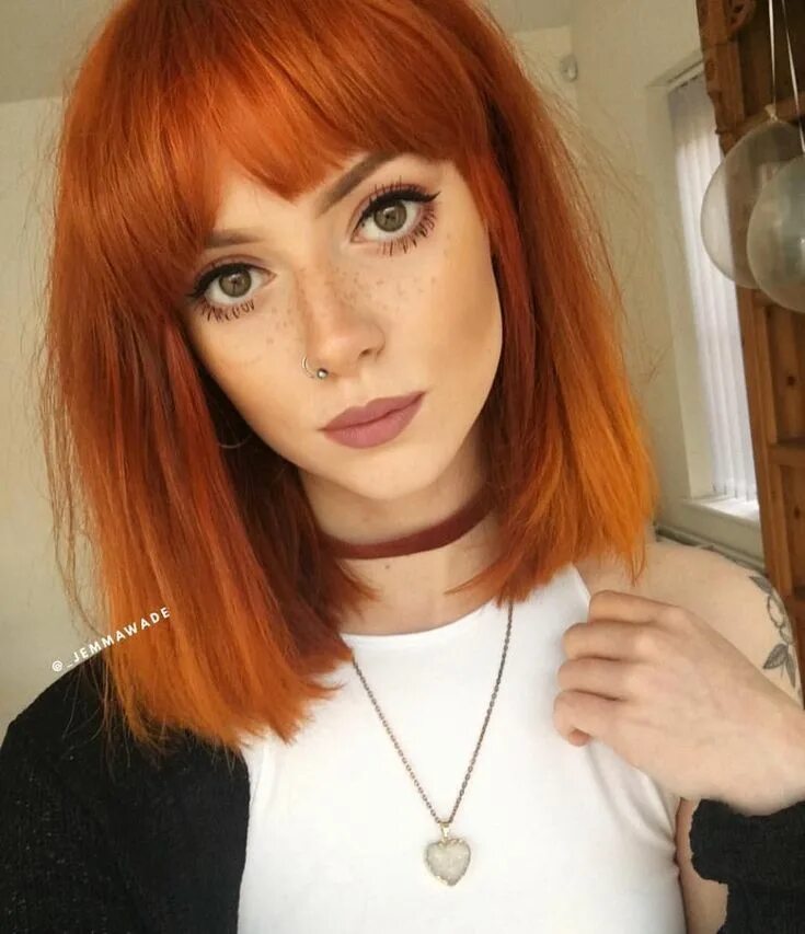 Прическа каре рыжие волосы Ruggine Ginger hair color, Red orange hair, Ginger hair