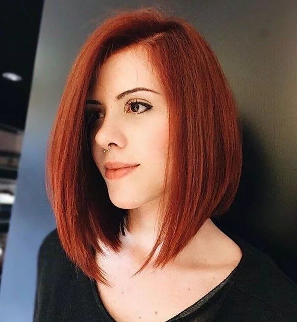 Прическа каре рыжие волосы Popular Bob Hairstyles 2019 - Hair Designer Bob hair color, Red bob hair, Bob ha