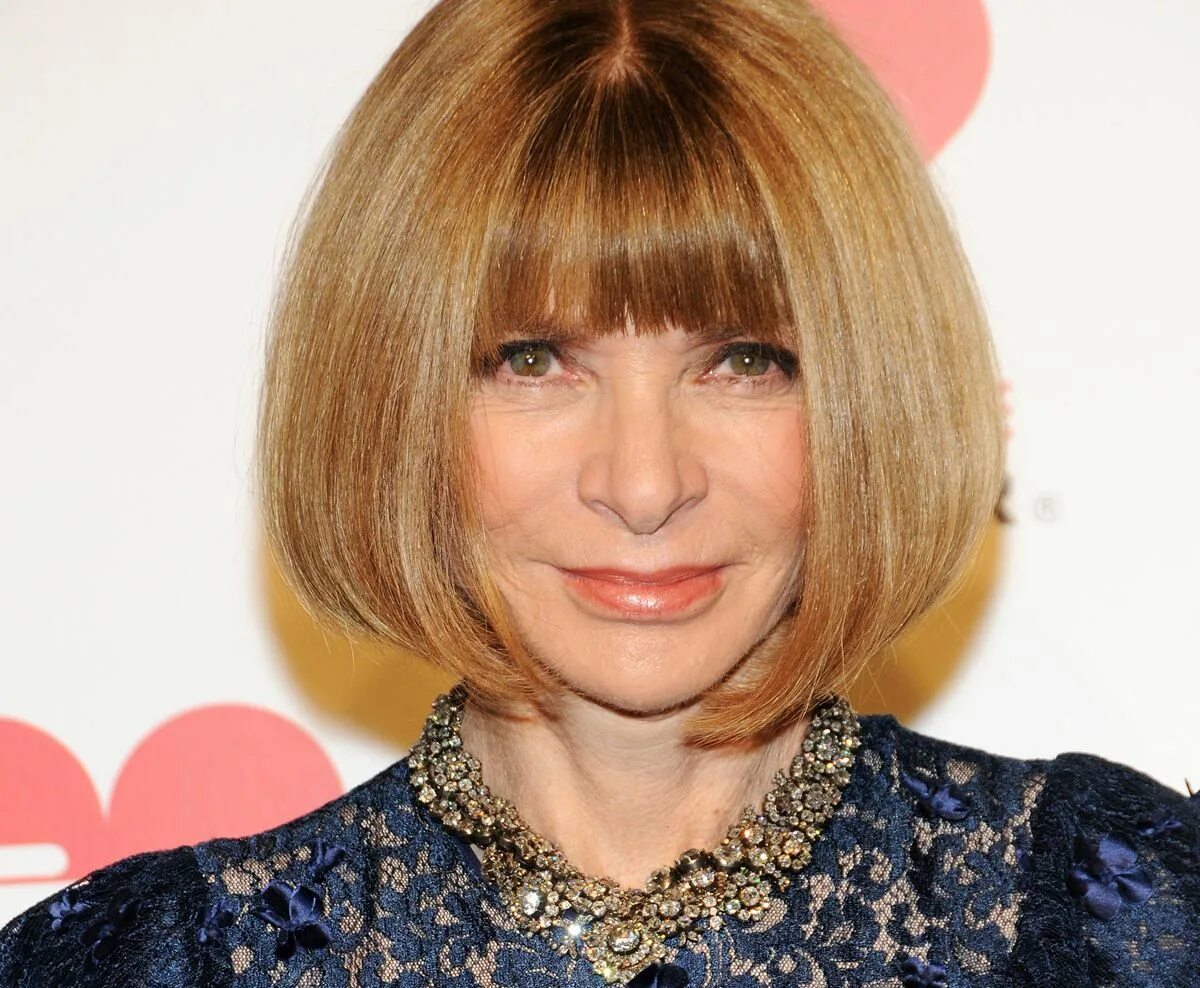 Прическа каре с челкой после 40 anna wintour - Google Search Hair styles for women over 50, Womens hairstyles, 7