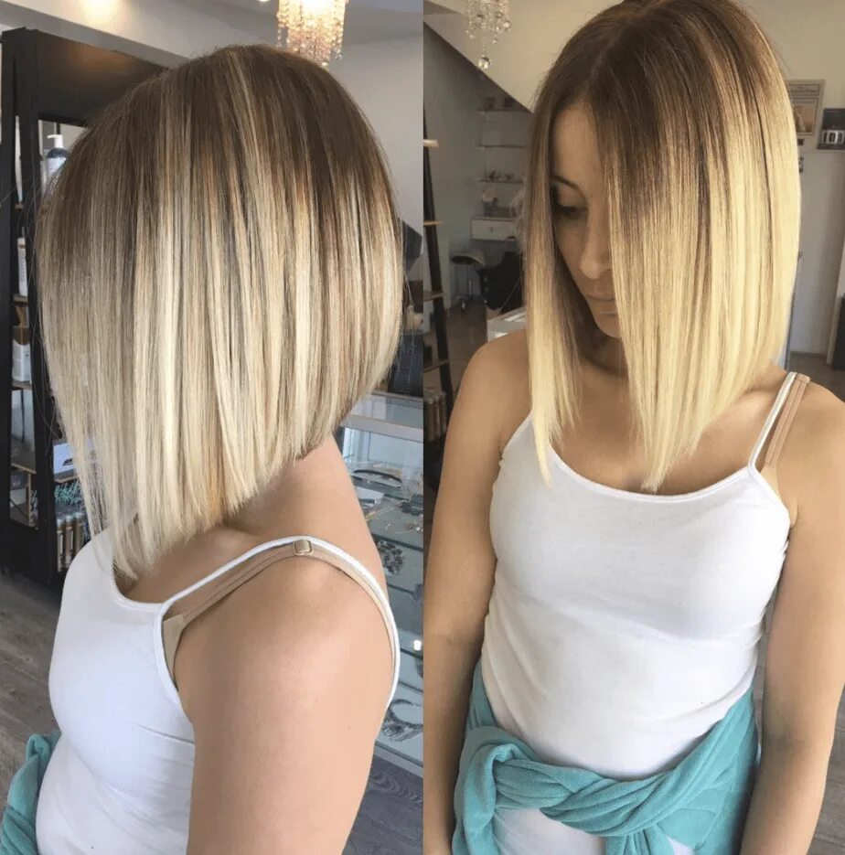 Прическа каре с удлинением впереди The Difference Between an A-Line, Graduated Bob & Other Types of Bobs Long bob h