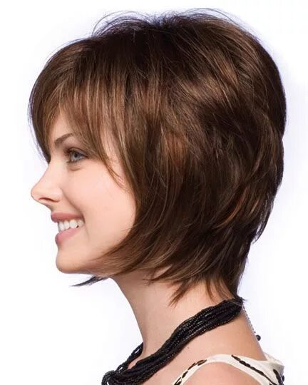 Прическа каскад фото на короткие волосы Noriko Wigs Reese Short hairstyles for thick hair, Short hair wigs, Short wigs