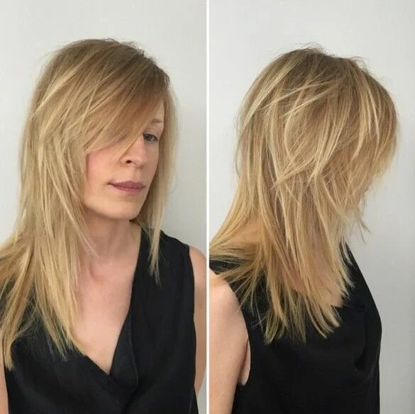 Прическа каскад на тонкие волосы 12 Modern Shag Haircut Designs - PoP Haircuts Haircuts for fine hair, Long hair 