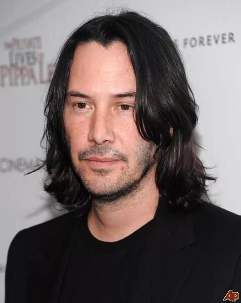 Прическа киану ривза длинная keanu reeves handsome - Google-Suche