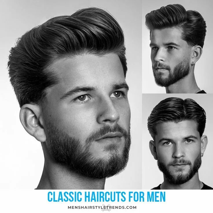 Прическа классик Classic Men's Haircuts + Hairstyles That Are Stylish And Cool For 2024 Classic h