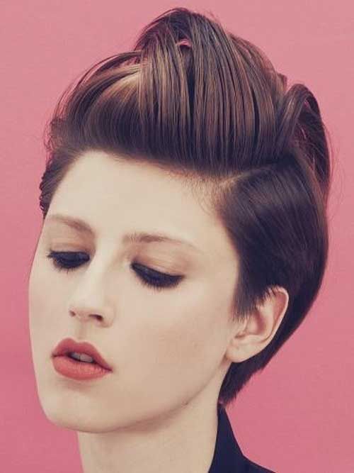 Blonde Quiff Hairstyle With punk and grunge back on the catwalks this season, an