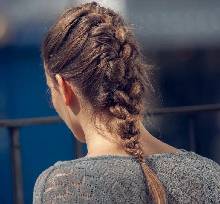 Прическа колосок для женщины Cutest Braids Hairstyle For Hair Pics Thick hair styles, French braid hairstyles