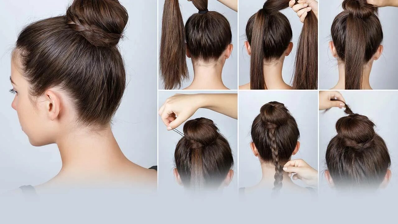 Прическа комель на средние волосы 10 Step by Step Hairstyle Tutorials for Easy Hairdos - L’Oréal Paris