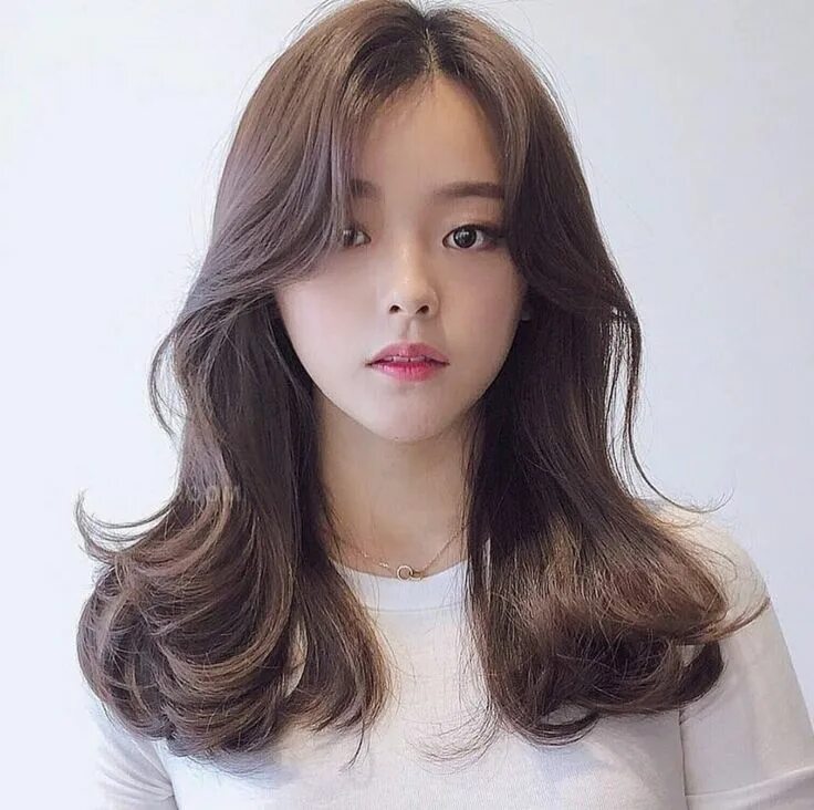 Прическа корейская женская челка THE hottest long side Korean bangs in 2019 - TOP BEAUTY LIFESTYLES Long hair sty