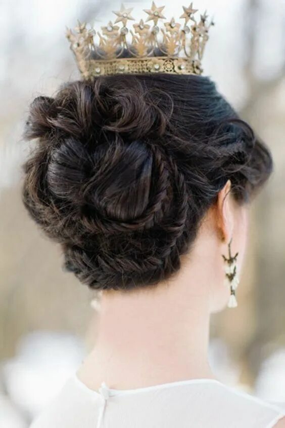 Прическа корона как сделать Pin by Debbie Hill on Princess Parlor Best wedding hairstyles, Wedding hairstyle