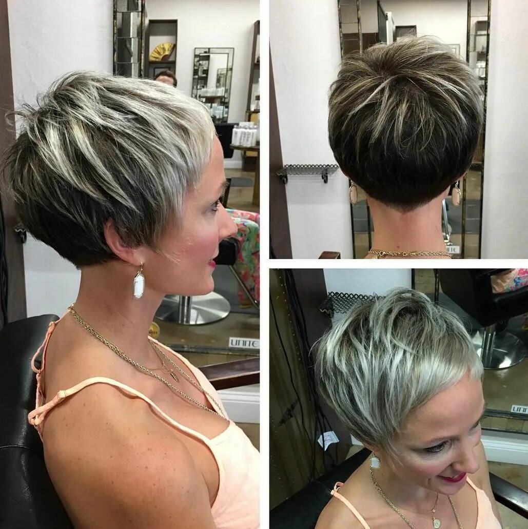 Прическа короткая мелирование фото Choppy Blonde Balayage Pixie Pixie haircut, Choppy pixie cut, Blonde pixie hair