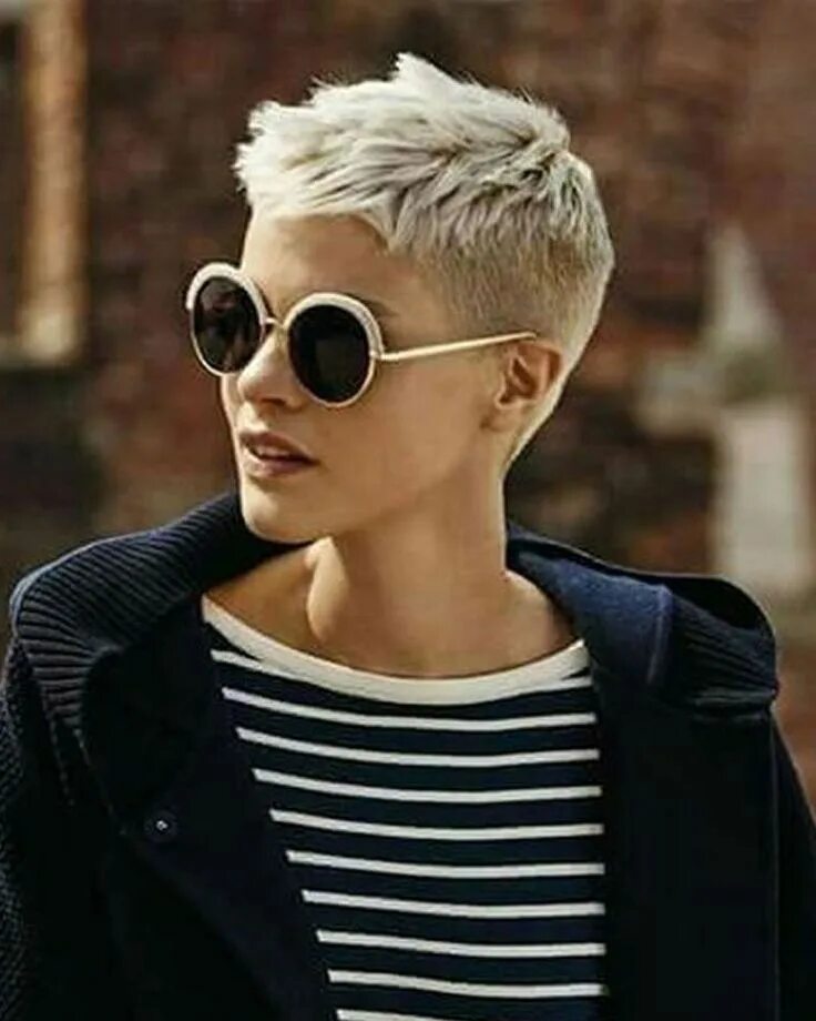 Прическа короткая женская модная фото 39 Magnificient Short Pixie Blonde Hairstyle Ideas #shorthair #hair #haircut #sh