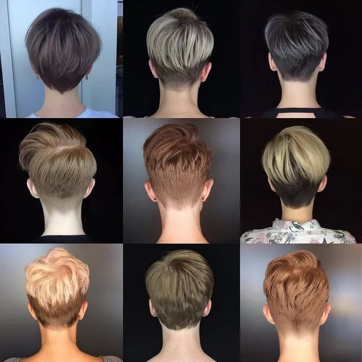 Прическа короткая женская стрижка сзади Finally some photos of the back of the head #pixie #pixiecut #pixiehaircut #shor