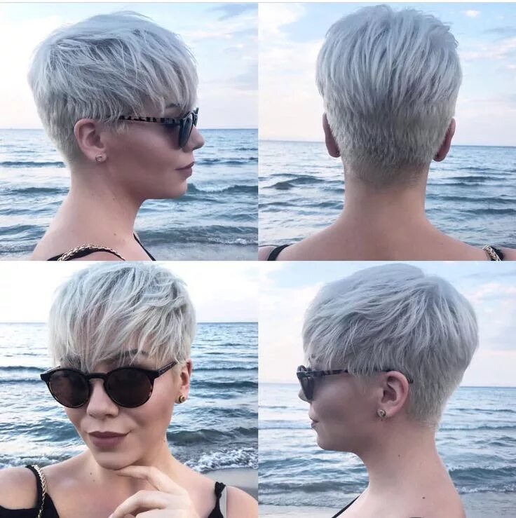 Прическа короткая женская стрижка сзади Pin on Hair! Short hair styles pixie, Short hair styles, Short pixie haircuts