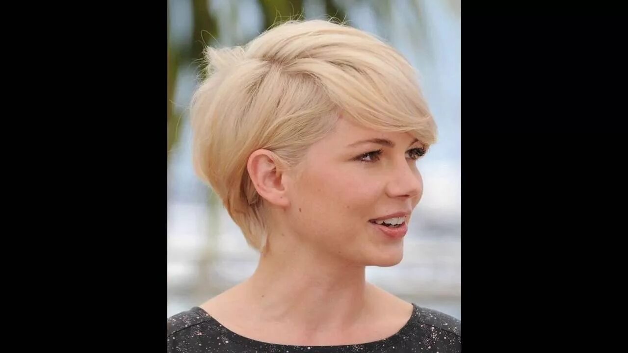 Прическа короткие закрытые уши Short hairstyles for diamond shaped faces - YouTube