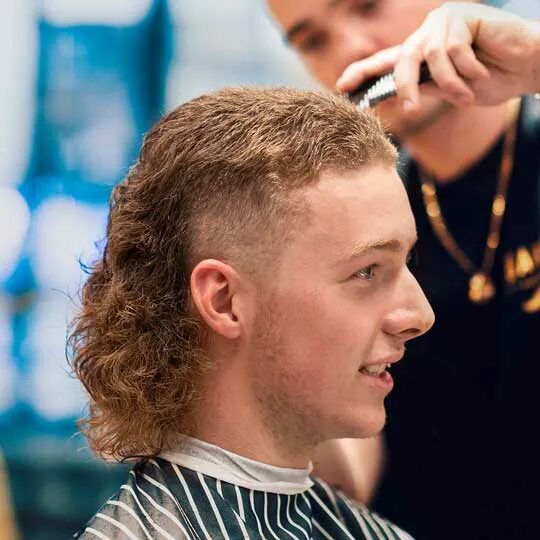 Прическа короткий малет Aussie Mullet Haircut Sale bellady.by